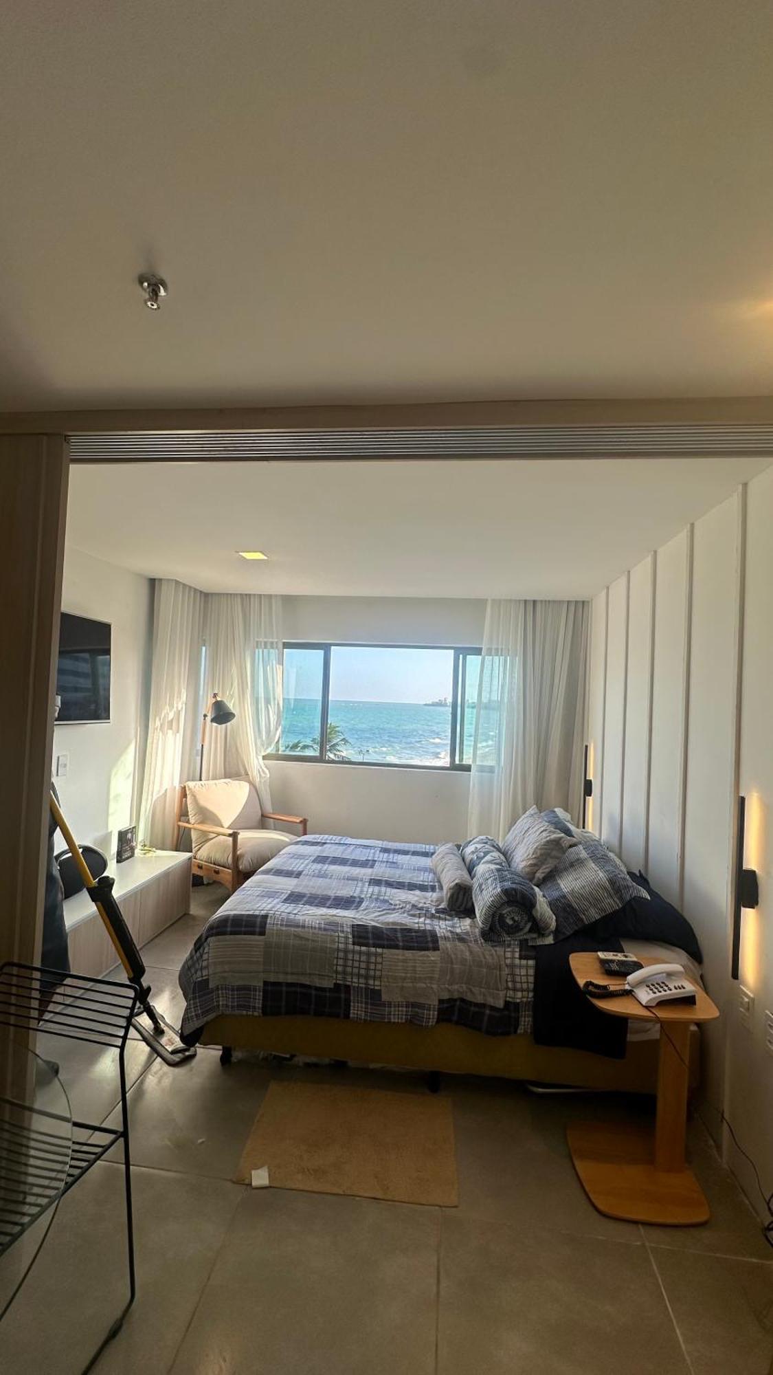Flat Em Hotel De Luxo Beira Mar Da Grife Ritz Suites Com Vista Ampla Para Todo O Mar Da Cruz Das Almas, Jatiuca E Ponta Verde, Com Toda Estrutura De Um Hotel Lindo E Arrojado, Academia, Piscina E Muito Mais, Venha Viver Essa Experiencia Incrivel! Maceio  Luaran gambar