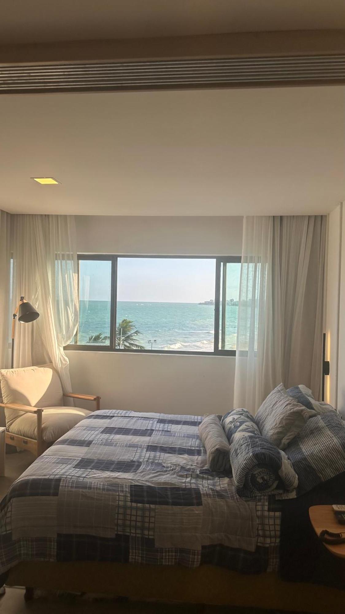 Flat Em Hotel De Luxo Beira Mar Da Grife Ritz Suites Com Vista Ampla Para Todo O Mar Da Cruz Das Almas, Jatiuca E Ponta Verde, Com Toda Estrutura De Um Hotel Lindo E Arrojado, Academia, Piscina E Muito Mais, Venha Viver Essa Experiencia Incrivel! Maceio  Luaran gambar