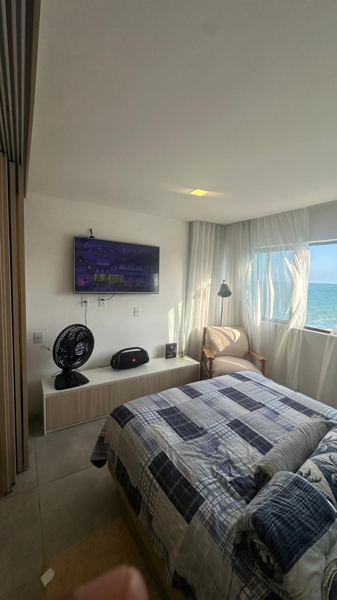 Flat Em Hotel De Luxo Beira Mar Da Grife Ritz Suites Com Vista Ampla Para Todo O Mar Da Cruz Das Almas, Jatiuca E Ponta Verde, Com Toda Estrutura De Um Hotel Lindo E Arrojado, Academia, Piscina E Muito Mais, Venha Viver Essa Experiencia Incrivel! Maceio  Luaran gambar